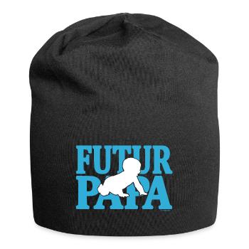 Futur papa - Bonnet en jersey - noir - Devant