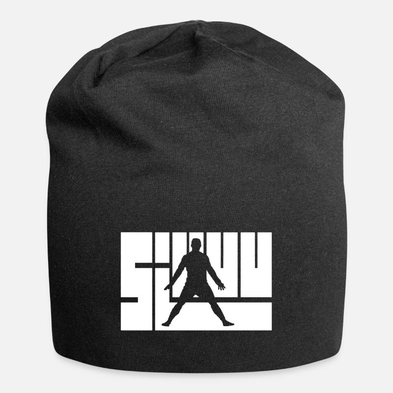 Siuuu - Jersey-Beanie - Schwarz