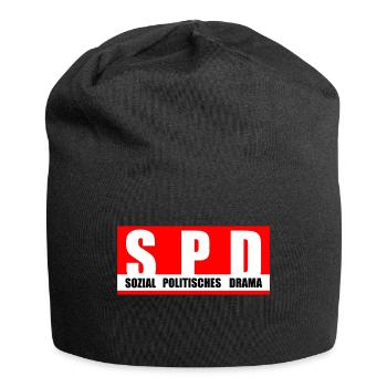 SPD - Jersey-Beanie - Schwarz - Vorne