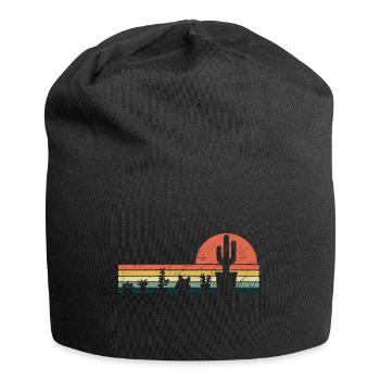 Vintage Plants - Jersey Beanie - black - Front