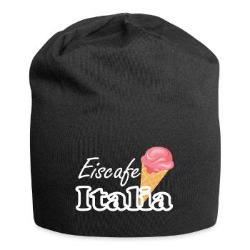 Eistüte2 - Jersey-Beanie - Schwarz - Vorne