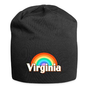 Virginia - Jersey-Beanie - Schwarz - Vorne