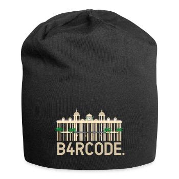 B4RCODE. Monaco - Bonnet en jersey - noir - Devant
