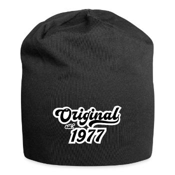 1977 Birthday - Jersey Beanie - black - Front