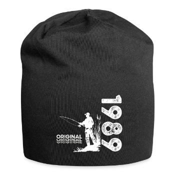 35ème Anniversaire Pêcheur Pêche 1989 Millésime 1989 - Bonnet en jersey - noir - Devant