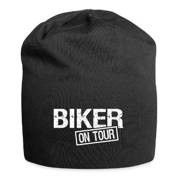 Biker on Tour - Bonnet en jersey - noir - Devant