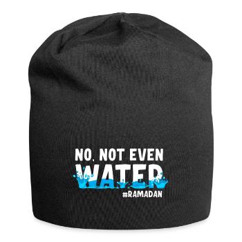 Nein nicht einmal Wasser Ramadan - Jersey-Beanie - Schwarz - Vorne