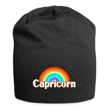 Zodiac sign Capricorn - Jersey Beanie - black - Front