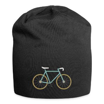Rennrad / Singlespeed / Fahrrad - Jersey-Beanie - Schwarz - Vorne