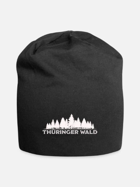 Thüringer Wald Deutschland Urlaub Souvenir - Jersey-Beanie - Schwarz
