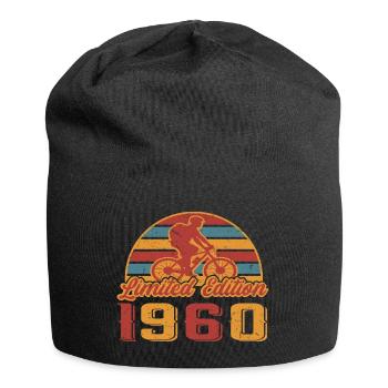 Cyclist Cyclists Birthday 1960 - Jersey Beanie - black - Front
