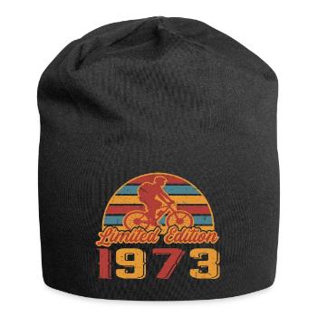 Bicycle Birthday Bicycles Cyclist Bike 1973 - Jersey Beanie - black - Front