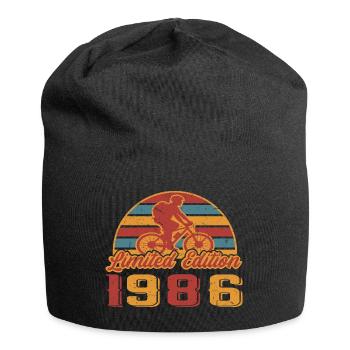 Cyclist Bicycle Bike Birthday Year of construction 1986 - Jersey Beanie - black - Front