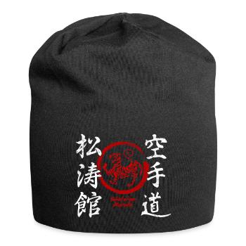 Karate Shotokan Kanji Martial Art Japan - Jersey Beanie - black - Front