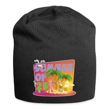 The beautiful summer of 2023 - Jersey Beanie - black - Front
