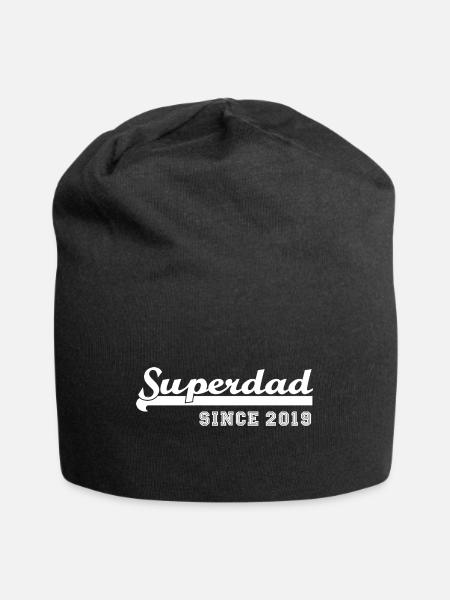 Superdad since 2019 - Jersey-Beanie - Schwarz