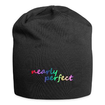 nearly perfect Farbverlauf - Jersey-Beanie - Schwarz - Vorne
