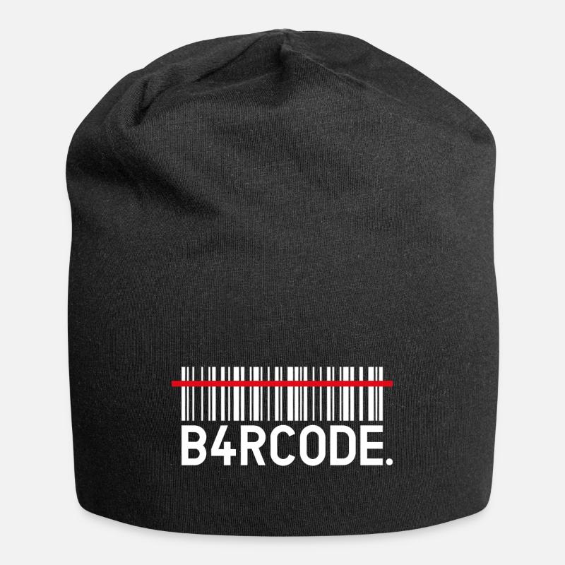 B4RCODE. Scan - Jersey-Beanie - Schwarz
