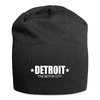 Detroit - Jersey-Beanie - Schwarz - Vorne