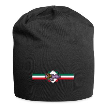 Quetzalcoatl Axolotl Mexiko Azteken Gottheit - Jersey-Beanie - Schwarz - Vorne