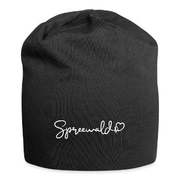 Spreewald Herzschlag - Jersey-Beanie - Schwarz - Vorne