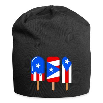 Porto Rico - Bonnet en jersey - noir - Devant