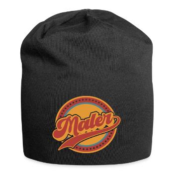 Maler Malerin Malermeister Handwerker Beruf - Jersey-Beanie - Schwarz - Vorne