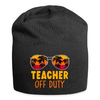 Enseignant hors service Lehrer außer Dienst - Bonnet en jersey - noir - Devant
