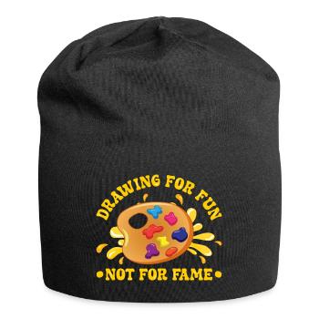 Artist Painter Graphic Drawing For Fun Art Saying - Jersey Beanie - black - Front