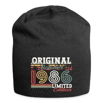 Original October 1986 36th Birthday Gift Cool - Jersey Beanie - black - Front