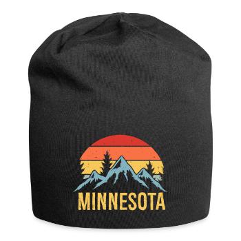 Minnesota - Bonnet en jersey - noir - Devant