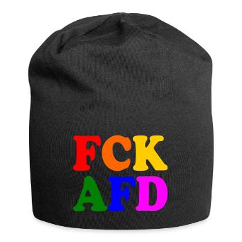 Fck afd - Jersey-Beanie - Schwarz - Vorne