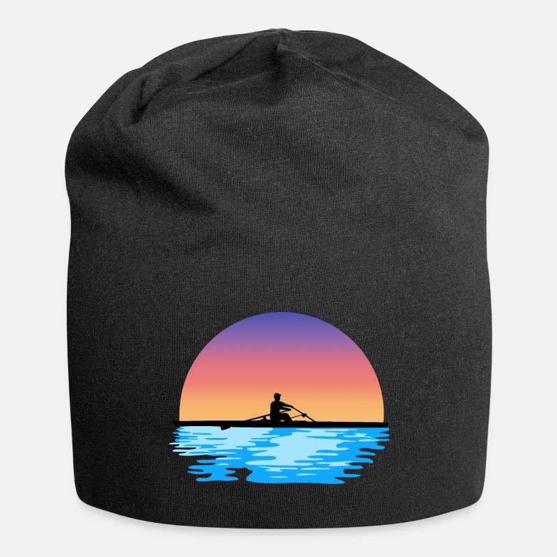 Rowing - Rowing Boat - Rowers - Jersey Beanie - black