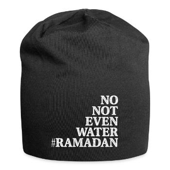 Nein nicht einmal Wasser Ramadan - Jersey-Beanie - Schwarz - Vorne