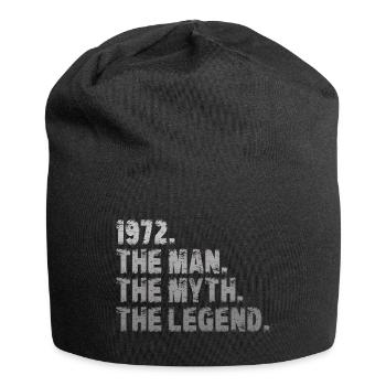 Millésime 1972 Anniversaire Homme Mythe Légende - Bonnet en jersey - noir - Devant