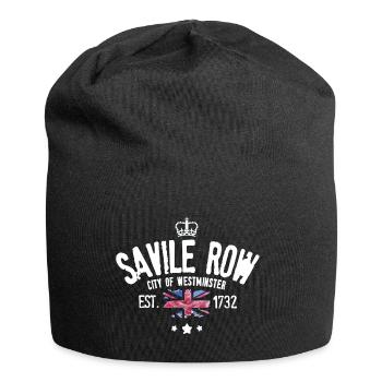 Savile Row Stadt Westminster - Jersey-Beanie - Schwarz - Vorne