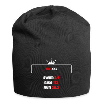 T shirt triathlon Distance XXL - Bonnet en jersey - noir - Devant