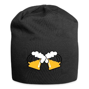 Beer jugs Beer emblem 3c - Jersey Beanie - black - Front