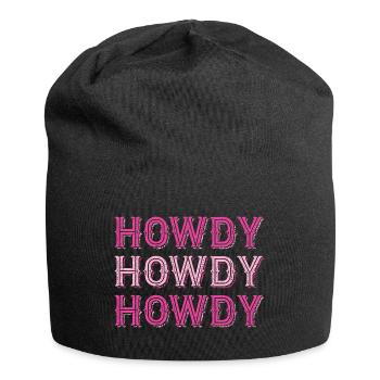 Howdy Country Southern Rodeo - Jersey Beanie - black - Front