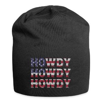 Howdy Country Southern Rodeo - Jersey Beanie - black - Front