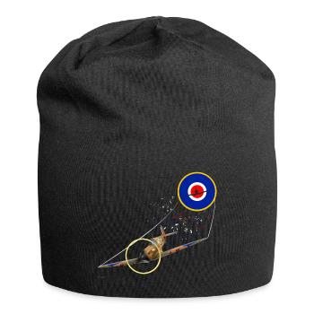 SPIT HEART / 1802 - Jersey Beanie - black - Front
