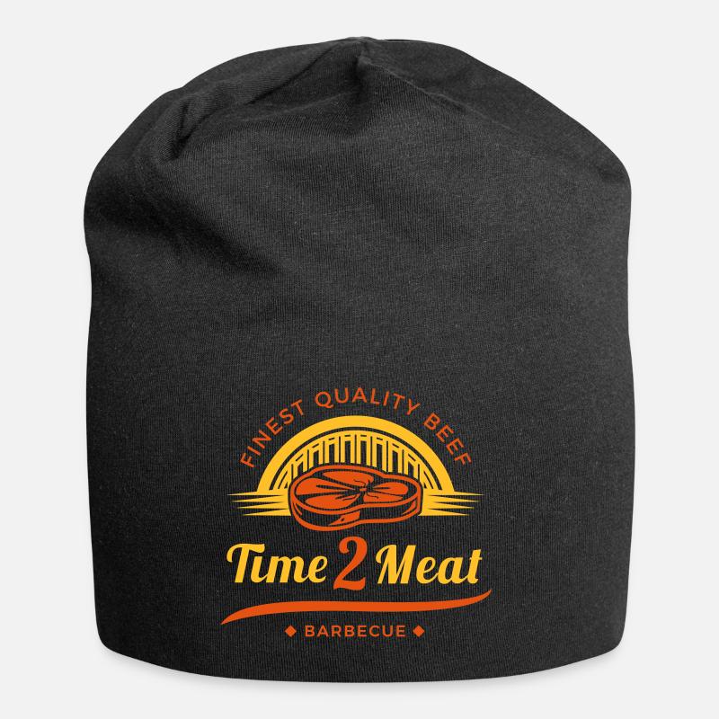 Time 2 Meat - Jersey-Beanie - Schwarz