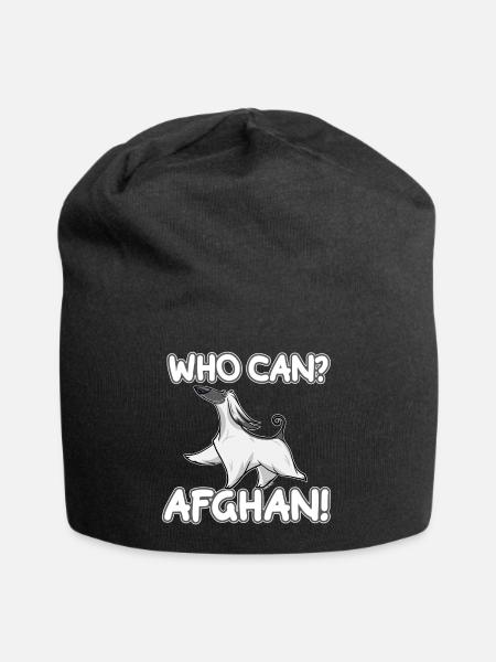 Wer kann Afghan III - Jersey-Beanie - Schwarz