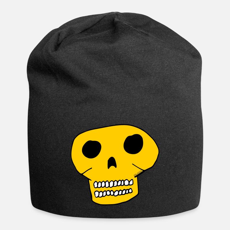 Skull - Skull - Jersey Beanie - black
