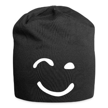 The winking face - Jersey Beanie - black - Front