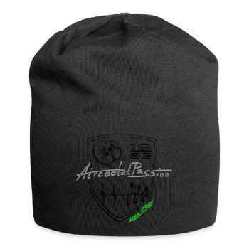 Aircooled Heartbeat - Jersey Beanie - black - Front