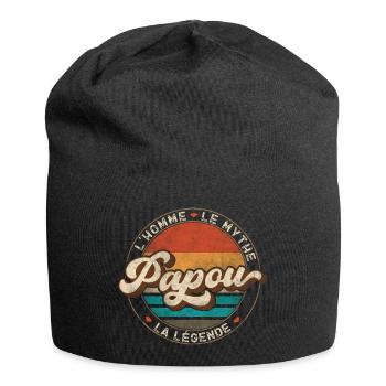 Papou L'Homme Le Mythe La Légende - Bonnet en jersey - noir - Devant