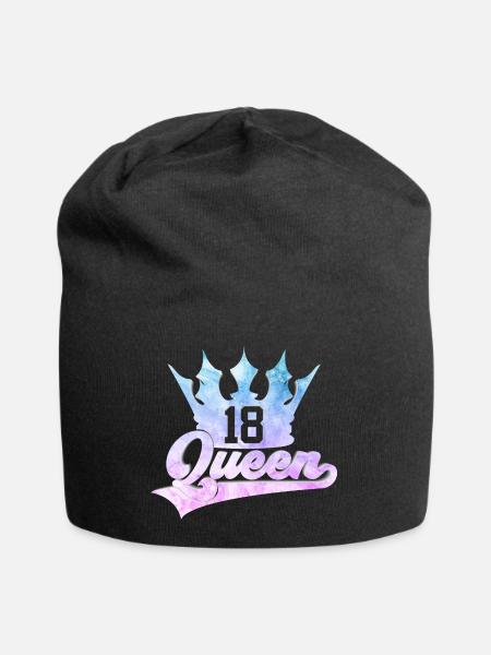 18. GEBURTSTAG SWEET 18 QUEEN - Jersey-Beanie - Schwarz