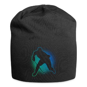 Joueurs de hockey sur glace Hockey sur glace Hockey sur glace Hockey sur glace - Bonnet en jersey - noir - Devant