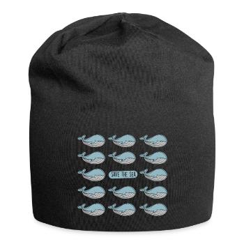 Sauver la mer - Protection de l’environnement et protection du milieu marin - Bonnet en jersey - noir - Devant